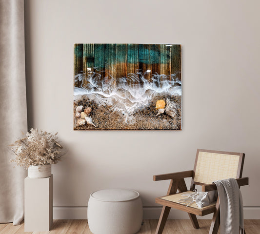 Rustic "Boardwalk" series 16x20 Nicole's paint Escape