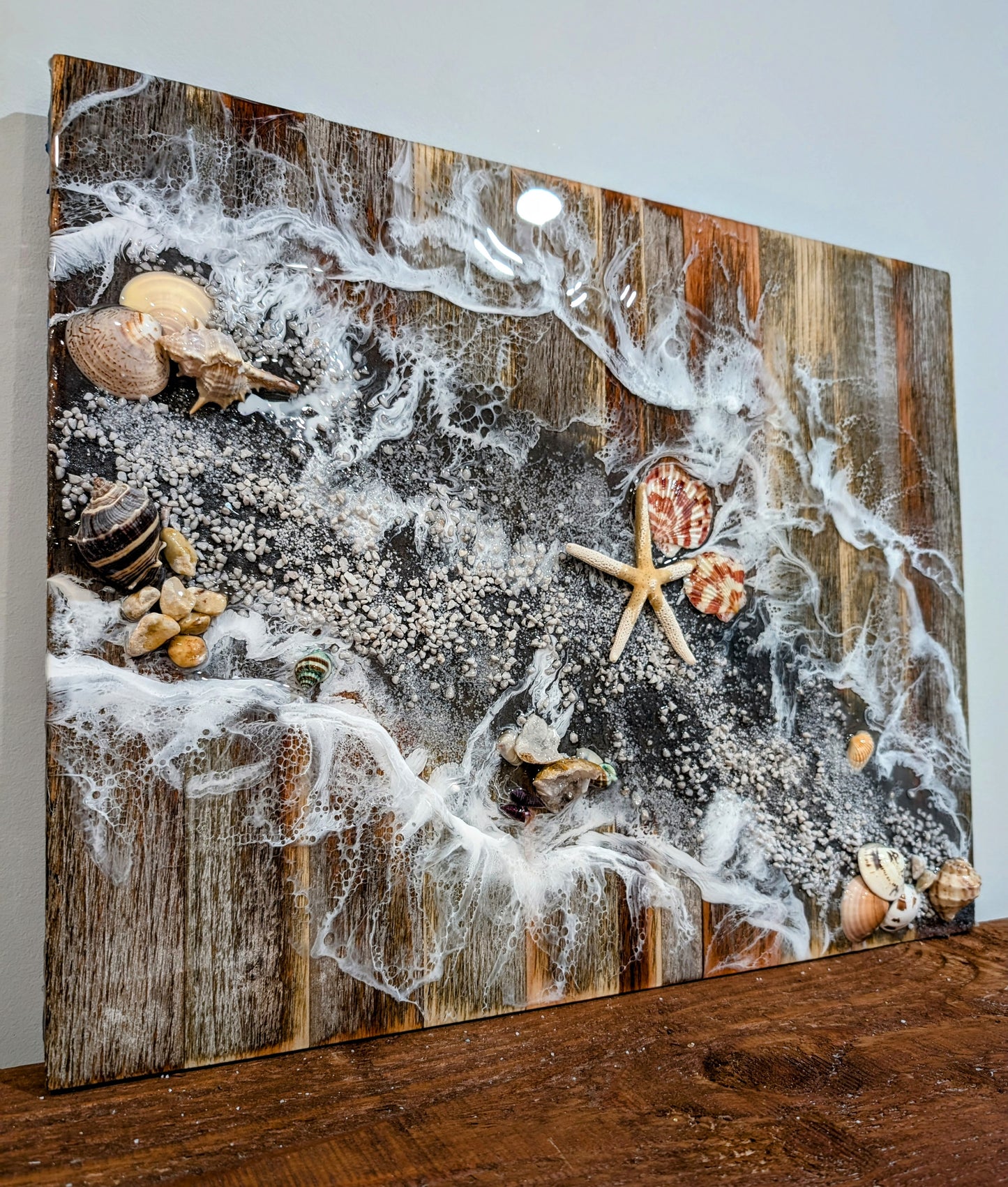 Rustic "Boardwalk" Series 16x20 Nicole's paint Escape