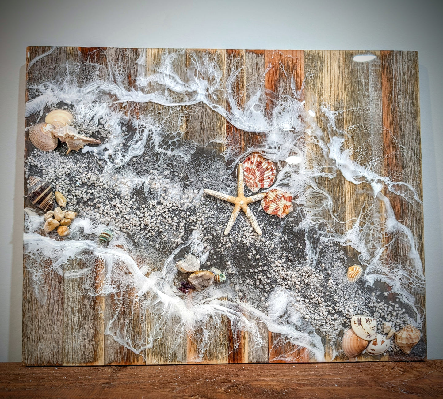Rustic "Boardwalk" Series 16x20 Nicole's paint Escape