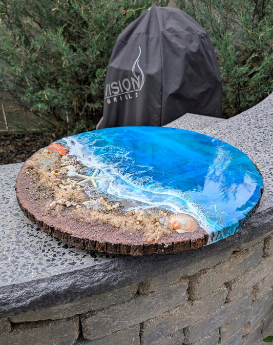 Coastal Lazy Susan Nicole's paint Escape