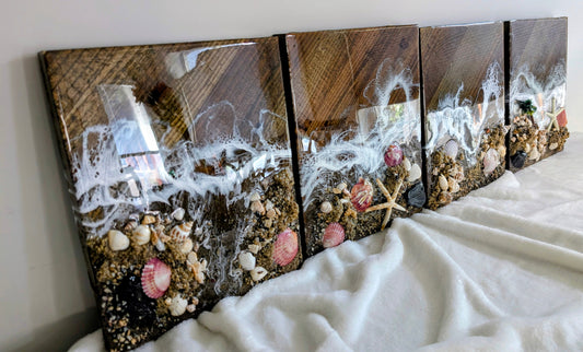 "Sandwash Shoreline" Mini collection - Painting B Nicole's paint Escape