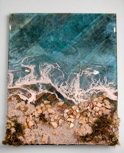 Boardwalk Coastal Tropical inspired wall art