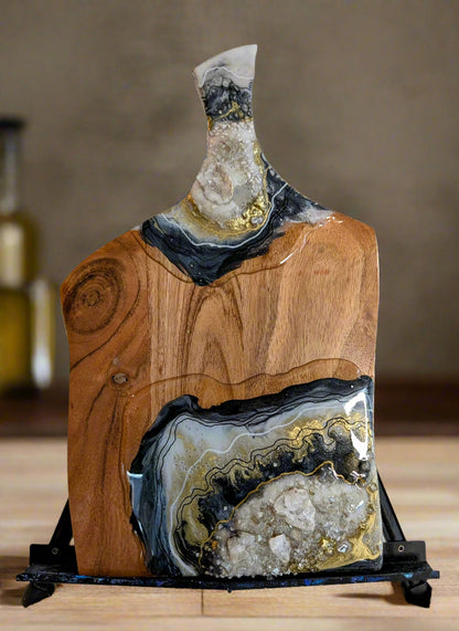 Golden Onyx Charcuterie Board Nicole's paint Escape
