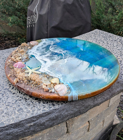 Coastal Lazy Susan Nicole's paint Escape