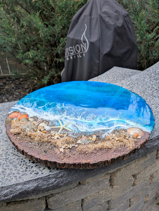 Coastal Lazy Susan Nicole's paint Escape