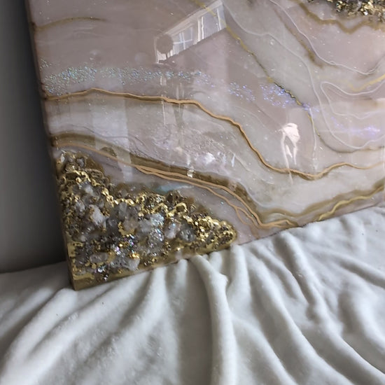 Crystal infused artwork
