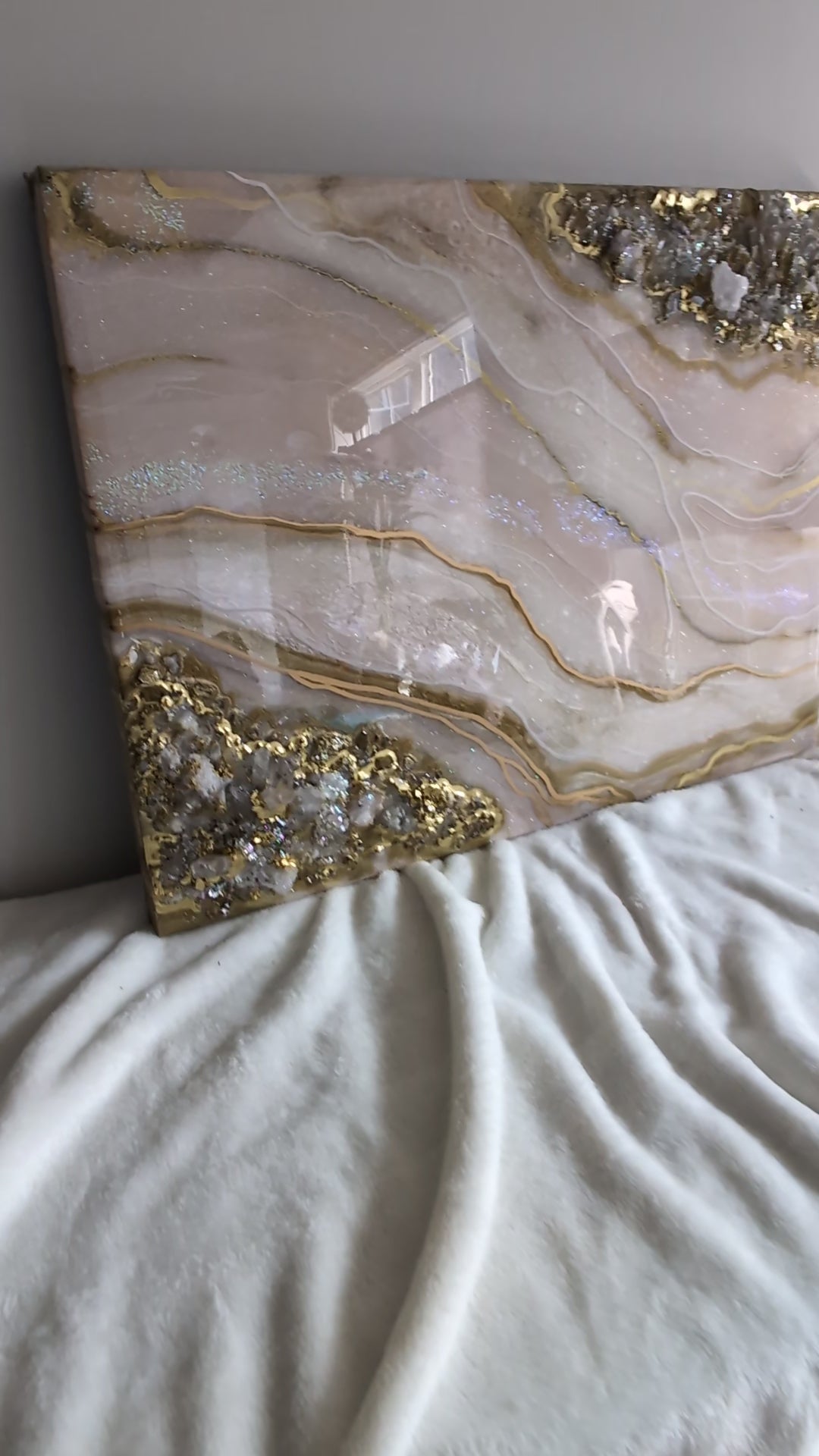 Crystal infused artwork