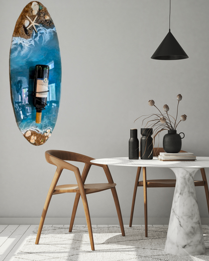 Surfboard Wine Rack/Holder Nicole's paint Escape